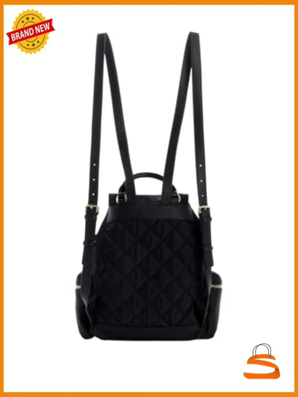 Eco Gemma Backpack Drawstring Flap Nylon Backpack Daypack